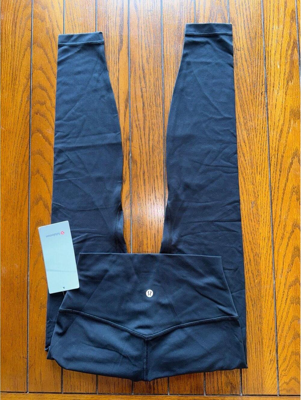 Lululemon Align High Rise 28” Black Size 6 NWT
